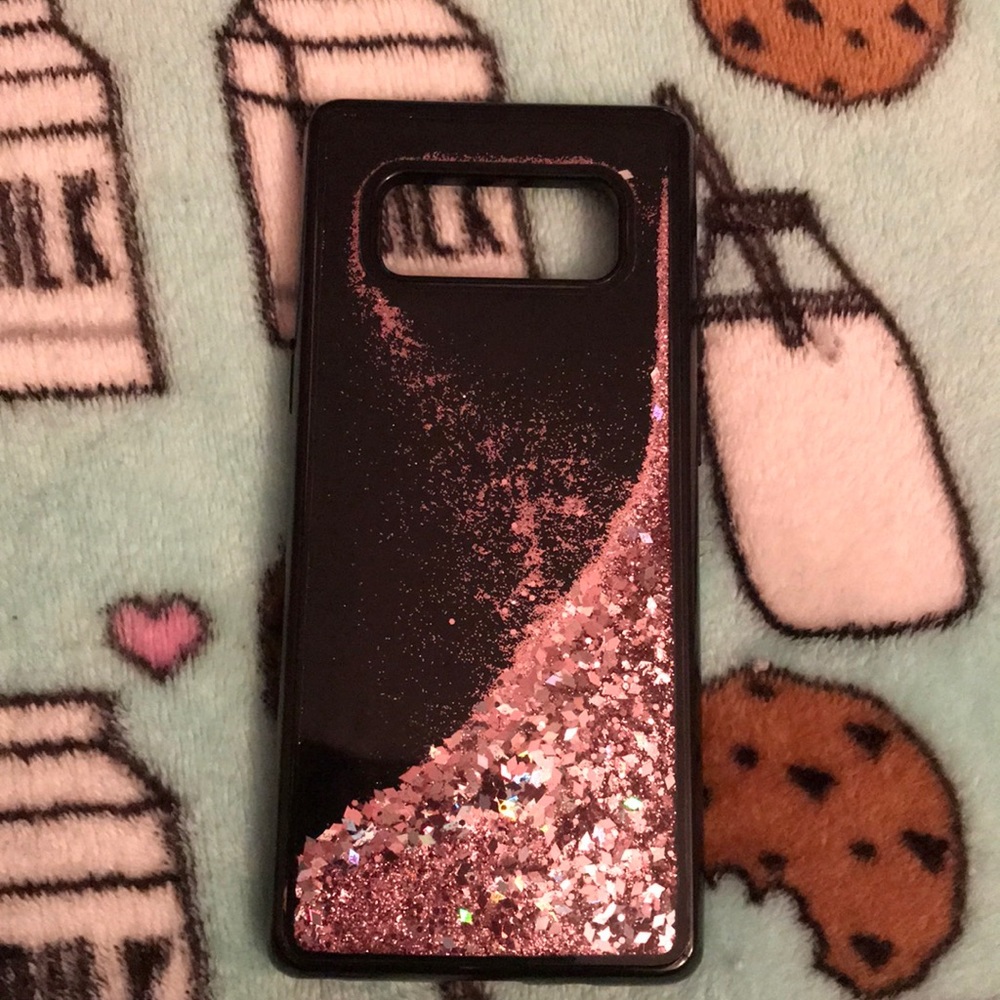 Black and Pink Samsung Galaxy Note 8 Phone Case